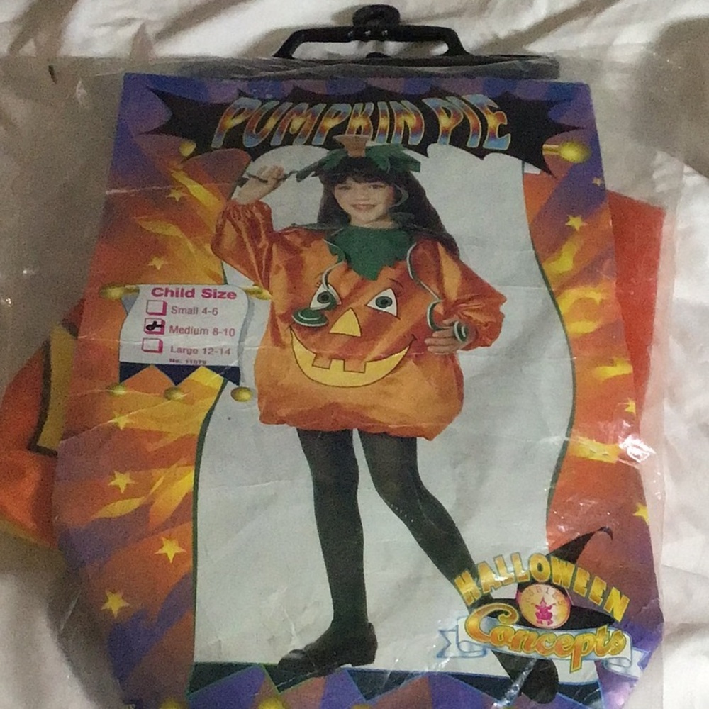 Pumpkin Pie Kids Costume - Orange